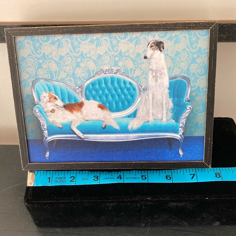 - Wedding Dogs in Rustic Frame